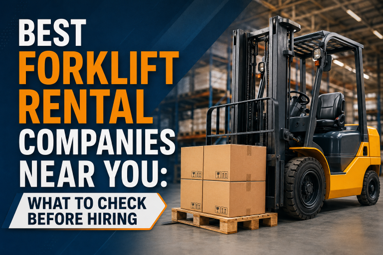 Best forklift rental companies near you