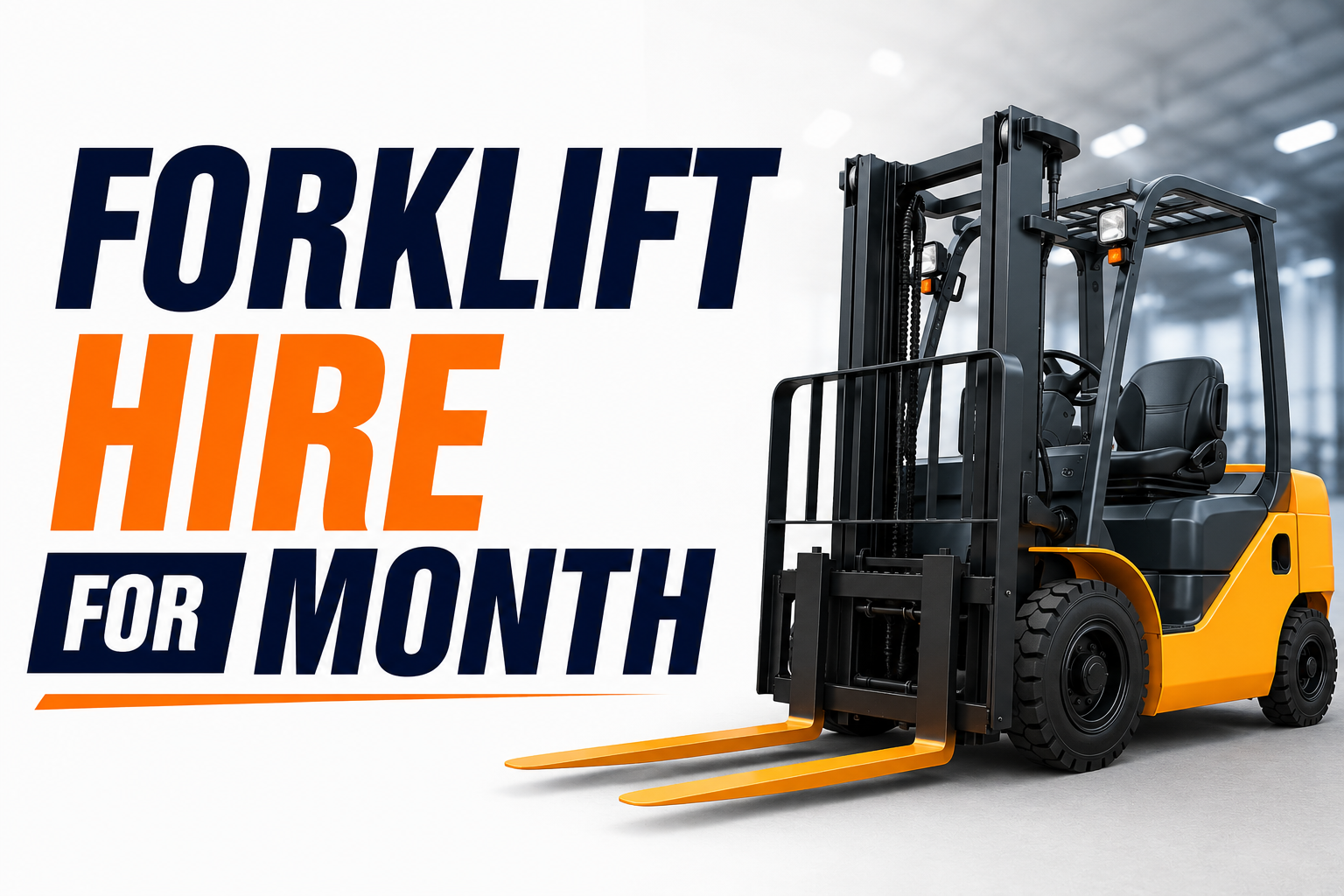forklift hire for month